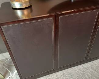 GSi HomeStyles Buffet with Leather Inlay