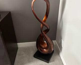 Brutalist Twisted Sculpture