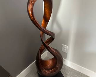 Brutalist Twisted Sculpture