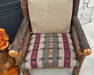 LODGEPOLE FURNITURE MFG Custom Lodgepole Pine Armchairs