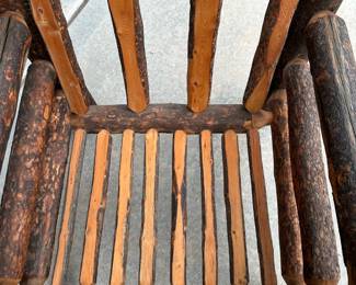 LODGEPOLE FURNITURE MFG Custom Lodgepole Pine Armchairs