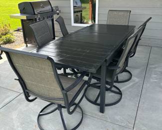 Outdoor Cast Aluminum Patio Set