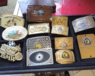 Belt buckles, 1938 1955 AMA buckles