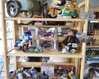 Tin motorcycle toys