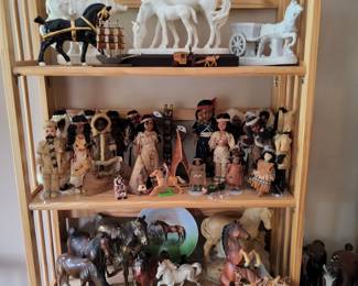 Horses, Indian dolls