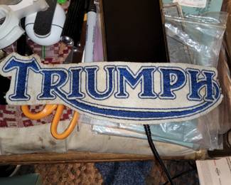 Vintage Triumph patch