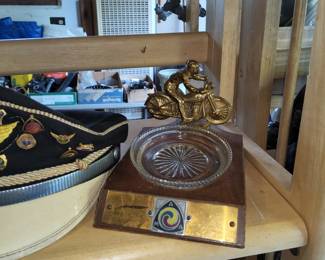 AMA motorcycle ash tray