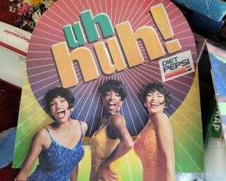 Pepsi cardboard advertising