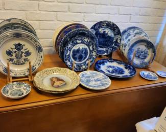 Flow blue, Richfield Springs plates