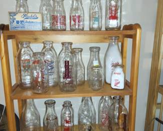 Rome milk bottles and others