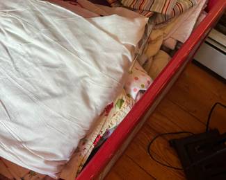 sheets and bedding some clothing