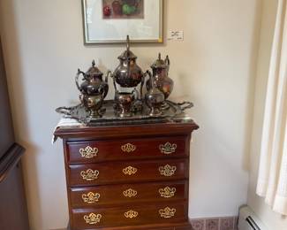 Felt-lined Silver Cabinet