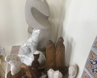 Robert Shorty sculptures