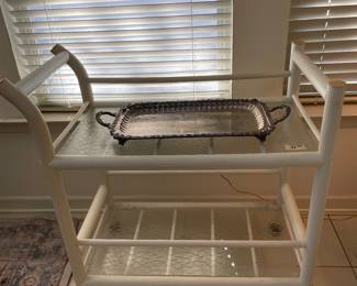 BAR CART WITH S/P SRRVING TRAY