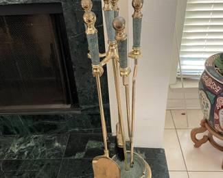 SET FIREPLACE TOOLS