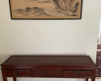 ORIENTAL SOFA OR SIDE TABLE