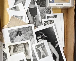 Adult B&W Photos and trading cards