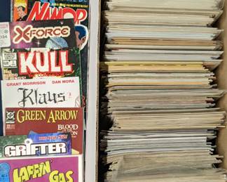 Yard Box of mixed modern comic books