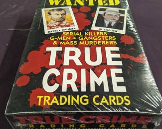 SEALED wax box True Crime Trading Cards