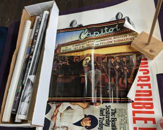 INCREDIBLE Beatles Rolled Poster Lot
