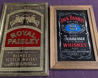 Bar Glass / Mirrors / Jack Daniels