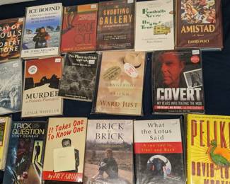 LARGE lot of all signed books