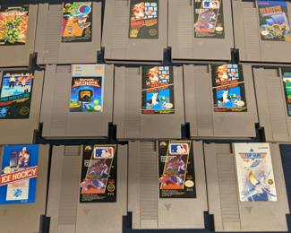 Nintendo NES Cartridge Video Games