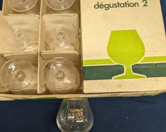 Luminarc Cognac Glasses w box