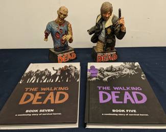 Walking Dead Hardcovers and bookends