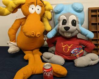 Large Plush Bullwinkle & Rocky