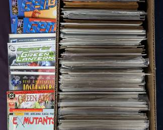 Long box of modern comics