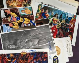 Comic Book Art Prints - many autographed
