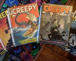 Early Creepy magazines