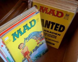 Nice collection of vintage MAD magazines from the 1950s and 60's