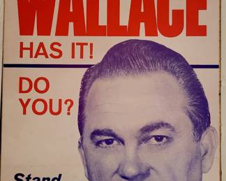Wallace campaign poster 1968
