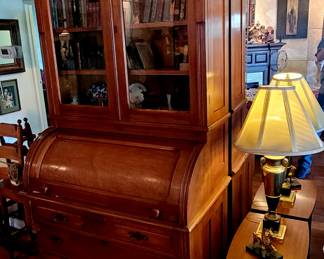Large desk/bookcase combo, circa 1880's