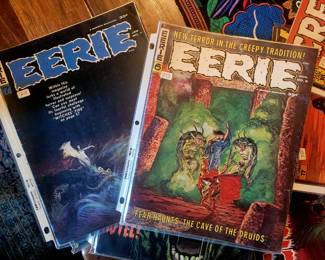 #6 & 7 Eerie magazines