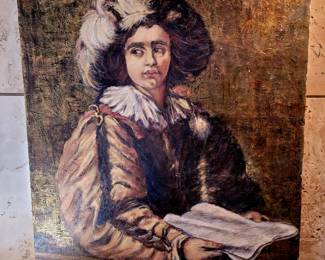 Original oil painting...Renaisance man