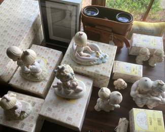 Precious Moments with boxes