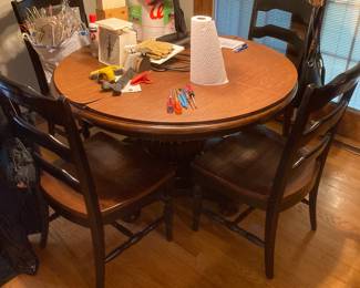 Dining table and chairs
