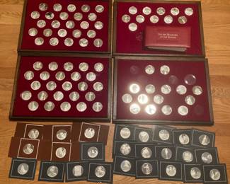 Art Treasures of the Vatican coins with case/drawers