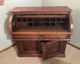 Vintage roll top desk