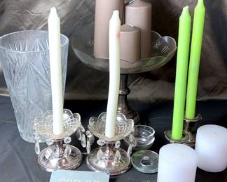 Candles, Holders Vase