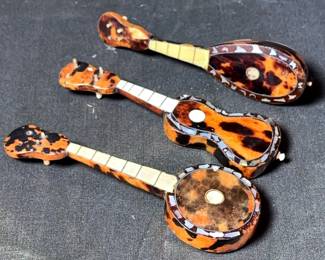 Miniature Shell Pearl Mandolins