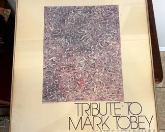 Tribute to Mark Tobey at the Seattle Art Museum Poster