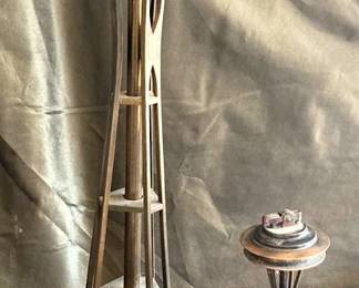 Space Needle Ashtray And Lighter