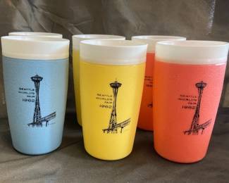 Unique set of Seattle Worlds Fair Glasses