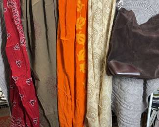 Cole Haan Suede Bag Scarves