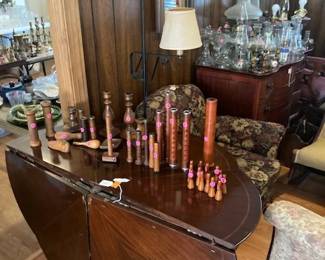 Game table and spools