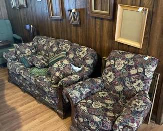 Sofa and chair